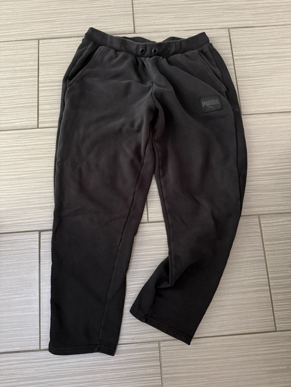 Puma Black Men's Sweatpants - Large